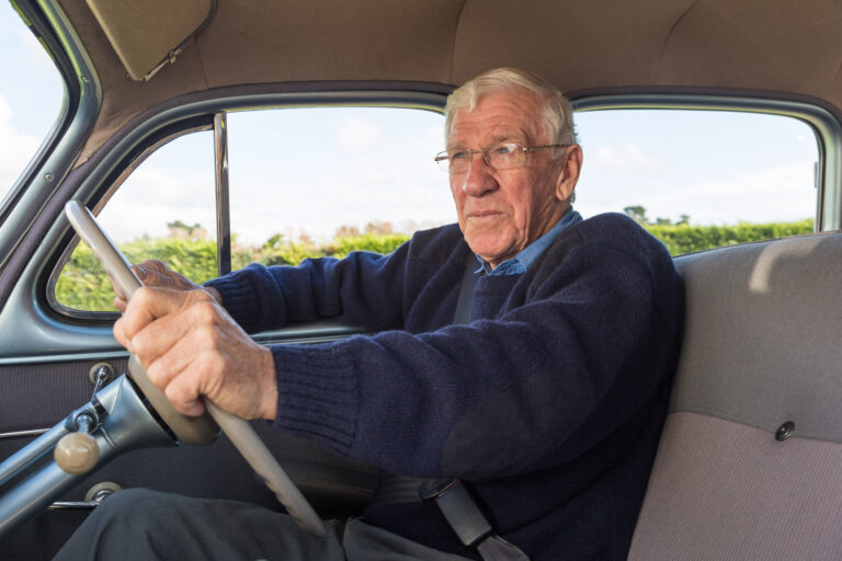 Older person driving