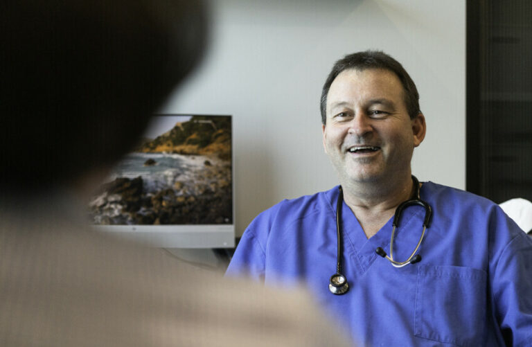 Doctor with a stethoscope